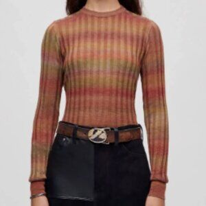 Brand New RE/DONE Ribbed Slim Light Sweater